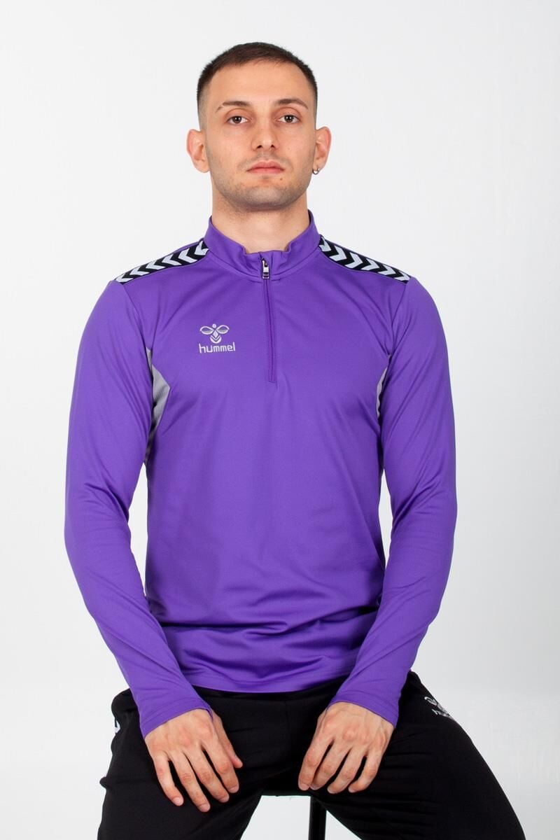 Hummel Otantik Antrenman Eşofman Üstü Mor