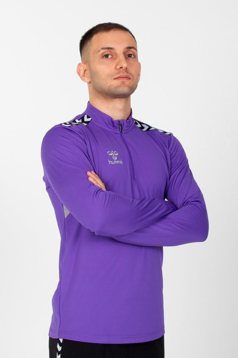 Hummel Otantik Antrenman Eşofman Üstü Mor