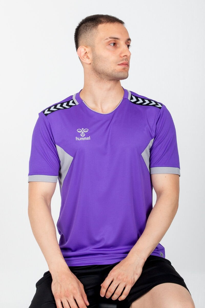 Hummel Otantik Antrenman Tişörtü Mor